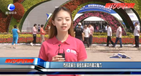 市民逛展會(huì) 感受發(fā)展中的廊坊魅力