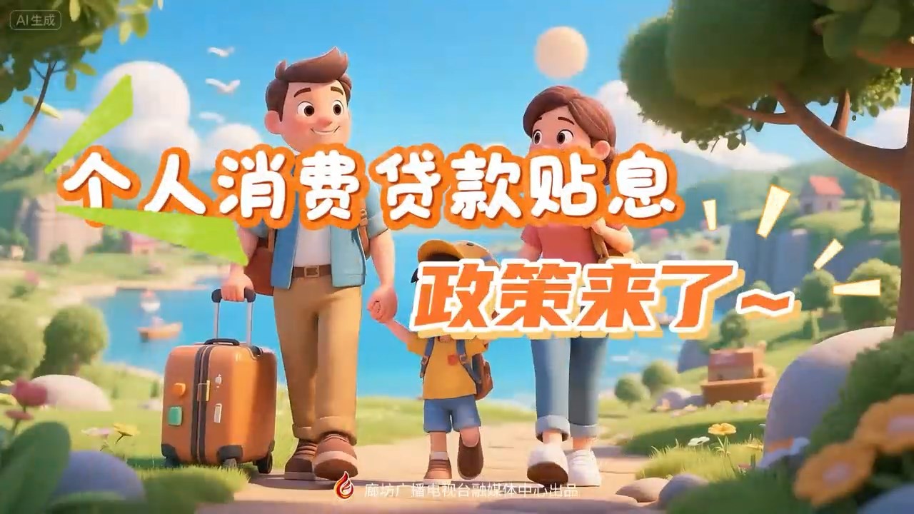 AI短視頻丨個(gè)人消費(fèi)貸款貼息政策來了！