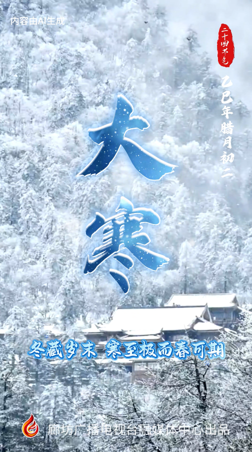 AI短視頻丨【時(shí)光映畫(huà)·二十四節(jié)氣】冬藏歲末，寒至極而春可期